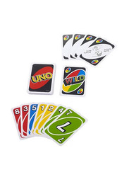 Mattel 108-Piece Get Wild Uno Card Game, Ages 7+, Multicolour