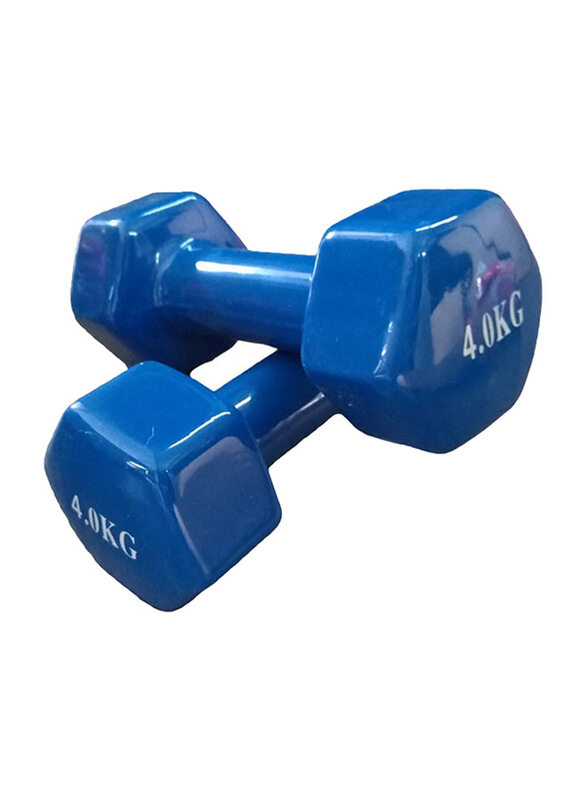 

Body Heart Set Of Dumbbells, 2 x 4 KG, Blue