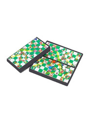 Margoun Magnetic Foldable Snakes and Ladder Board Game, Ages 5+, Multicolour