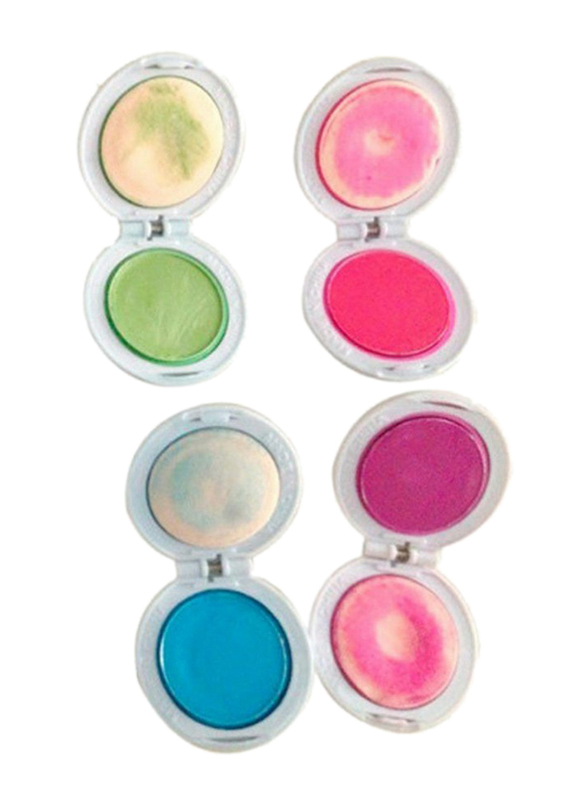 Hot Huez Temporary Hair Chalk Compact Set, Multicolor, 4-Pieces