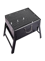 Portable Barbeque Charcoal Grill, BD-BBQ-19, Black/Silver