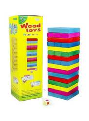 Wooden Blocks Toy Set, 48 Pieces, Ages 5+