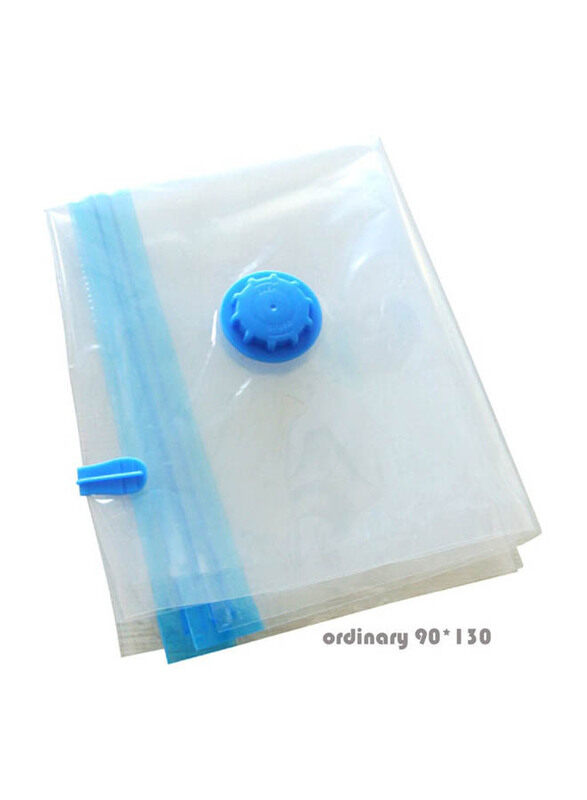 

Generic Space Saving Vacuum Sealed Compression Pouch, 1375283, Clear/Blue