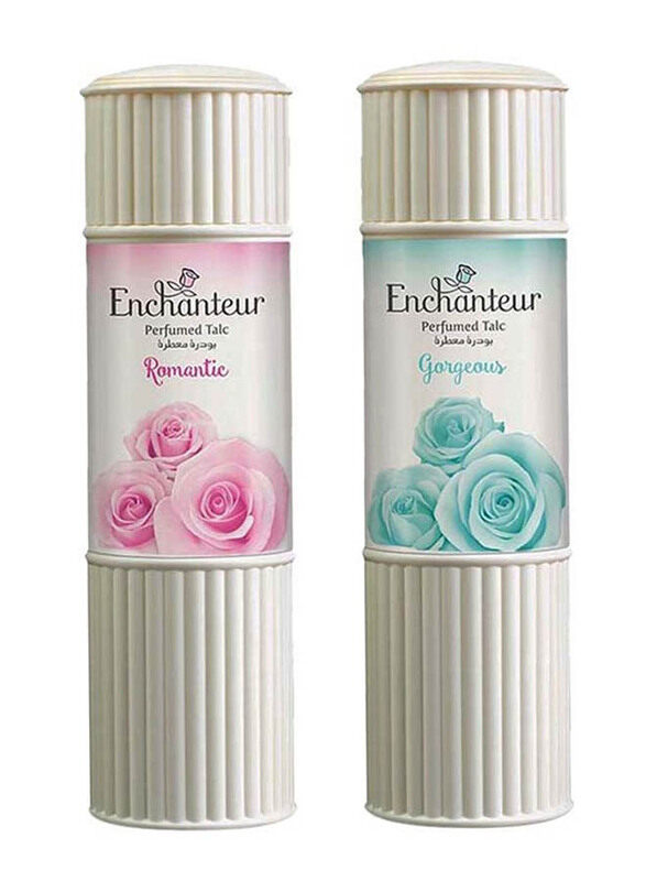 

Enchanteur 2-Piece Romantic and Gorgeous Talc Assorted, 250g, White