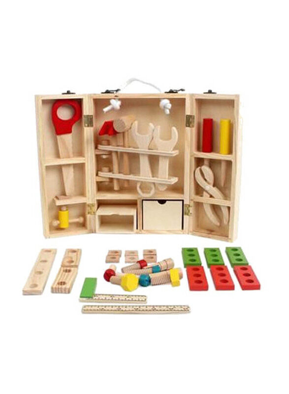 

Generic Toolbox Wooden Puzzle Set, Ages 3+, 2724511938574