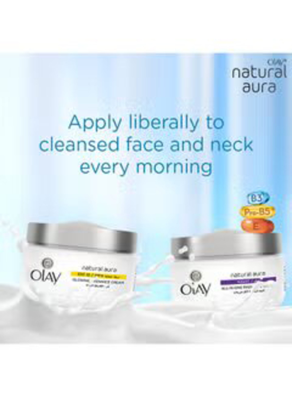 Olay Natural Aura All-In-One Radiance Night Cream, B00ENZTBJ4, 50gm