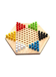 Chinese Checker Board Game, Brown