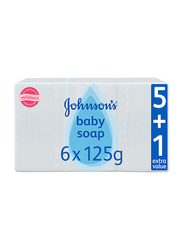 Johnson's Baby 6-Pieces 125g Soap for Babies