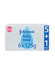 Johnson's 6-Piece 125g Baby Soap