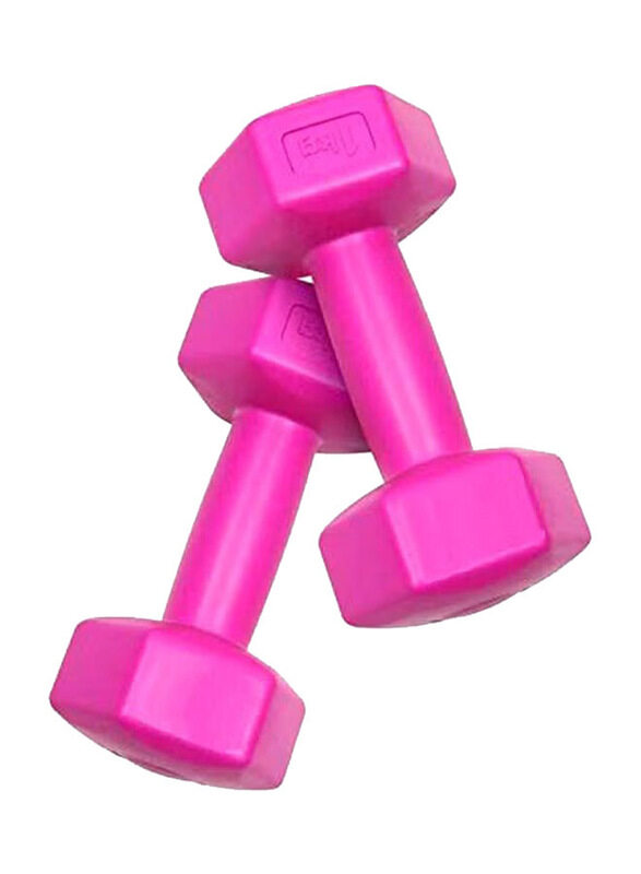 

Generic Dumbbells Set, 2 x 1 KG, Pink