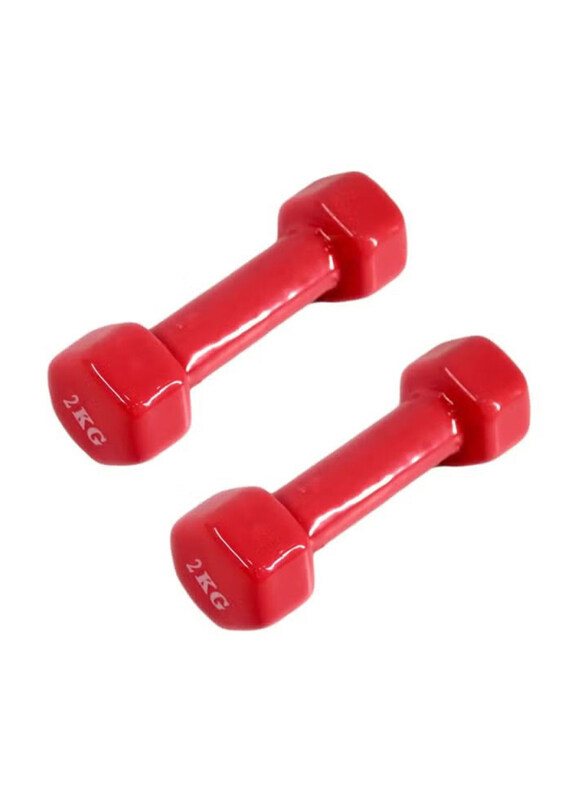 

Generic Dumbbell Set, 2 x 2KG, Red