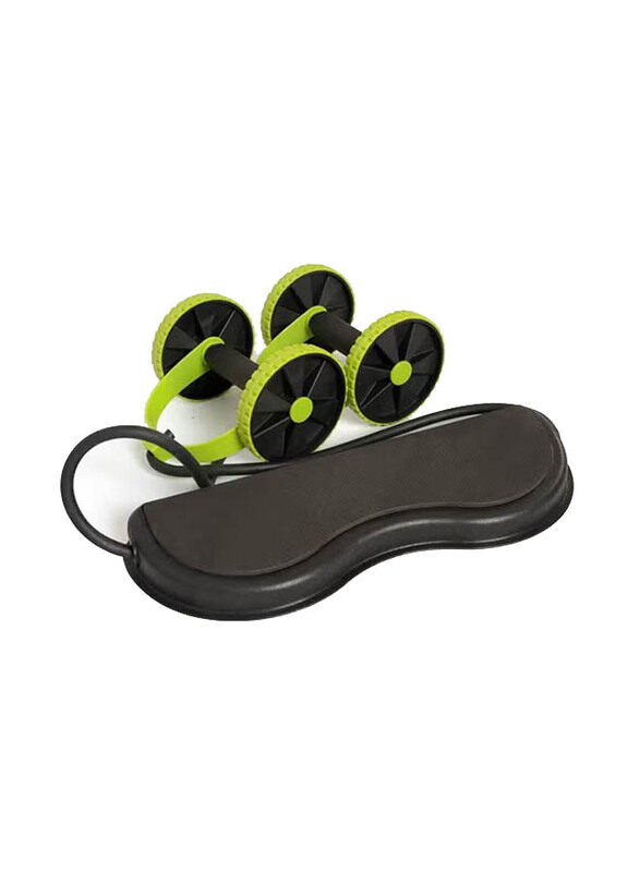 

Generic Home Abdominal Muscle Fitness Wheel Roller, Green/Black