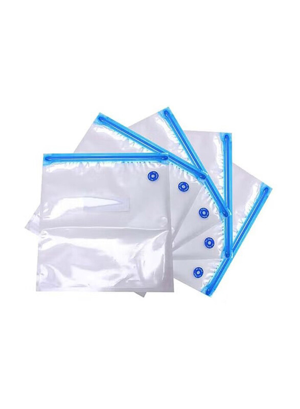 

Royalford Food Vacuum Bag Set, 50 Piece, Clear/Blue