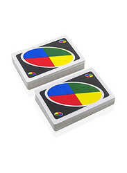 Uno 108-Piece Desk Cards Game, Multicolour