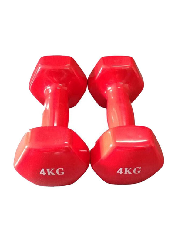 

Bodyline Dumbbells Set, 2 x 4 KG, DB-04RD, Red