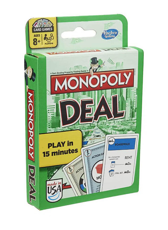 Hasbro 110-Piece Monopoly Deal Card Game Set, Multicolour