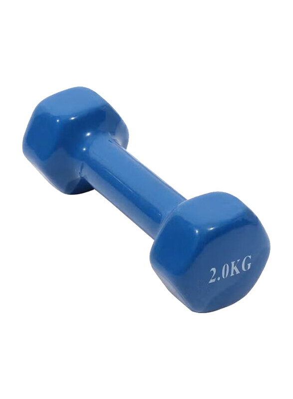 

Generic Vinyl Coated Dumbbell, 2 KG, Blue
