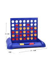 Connect 4 Game Educational Board Game, Blue