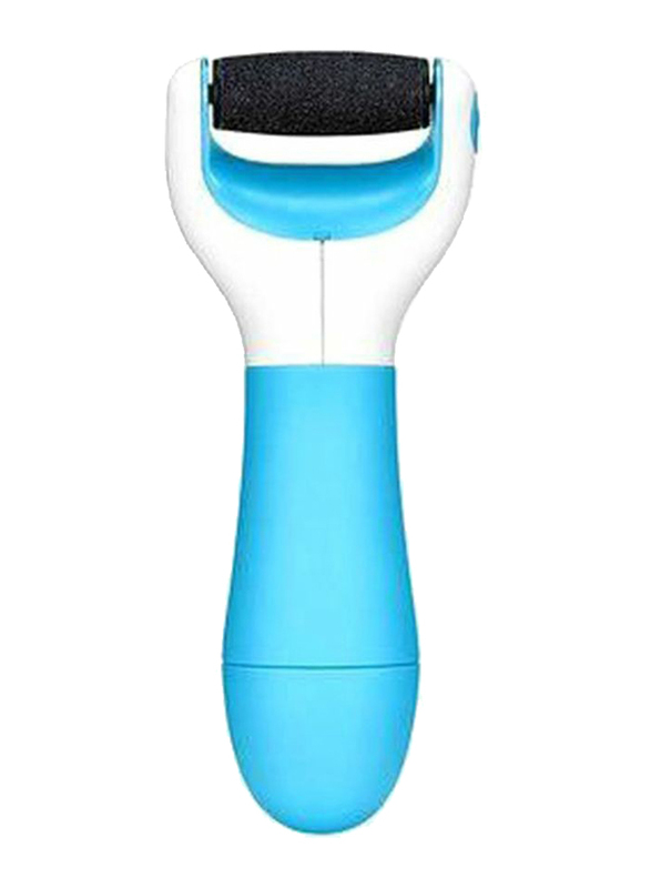 Electric Callus Remover, Blue/White/Black, 1 Piece