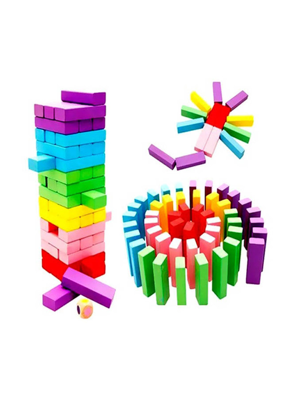 Wooden Blocks, Ages 3+, Multicolour