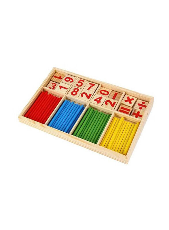 

Unique Montessori Mathematical Intelligence Stick, Ages 3+, Multicolour