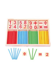 Wooden Mathematical Stick Counting Learning Toy, Ages 2+