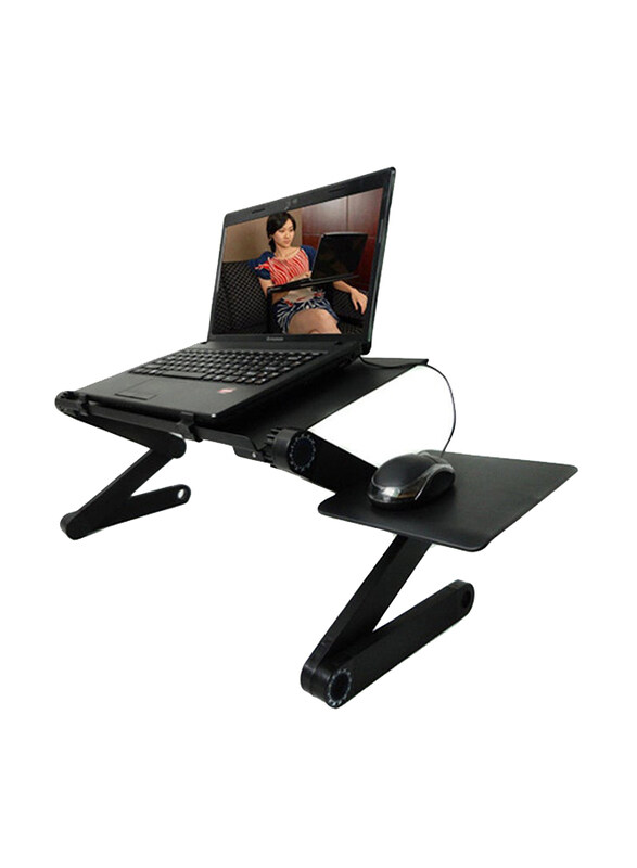 Foldable Laptop Table, Black