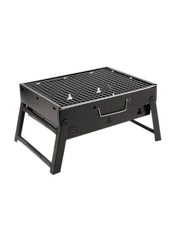 

Generic Biki Portable BBQ Charcoal Grill, 36 x 10.5 x 28cm, Black