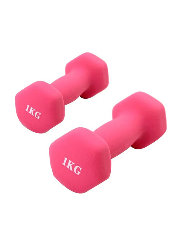 

Generic Strenght Training Dumbbell Set, 2 x 1KG, Pink