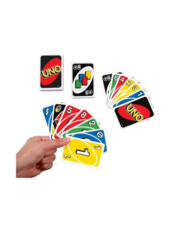 Uno Card Game, Ages 7+, 42003, Multicolour