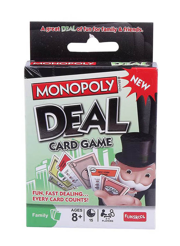 Funskool 108-Piece Monopoly Deal Card Game with Family, Multicolour