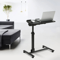 Langria Laptop Stand Rolling Cart for Laptop, Black