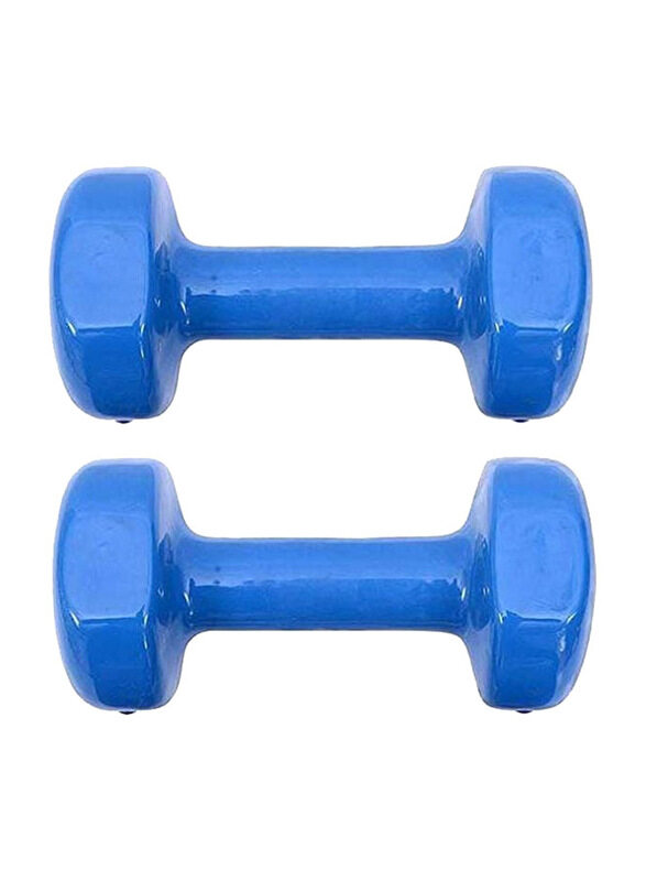 

Generic Iron Dumbbells Set, 2 x 5 KG, Blue