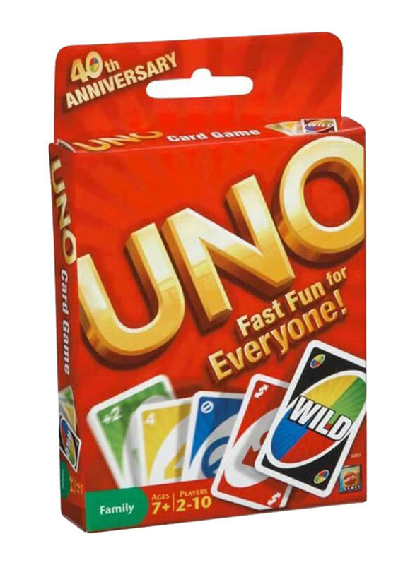 

Uno Family Fun Card Game, Multicolour