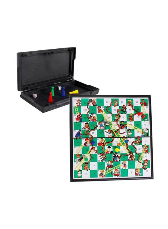 PopSugar Magnetic Travel Snake & Ladder Game Set, Multicolour