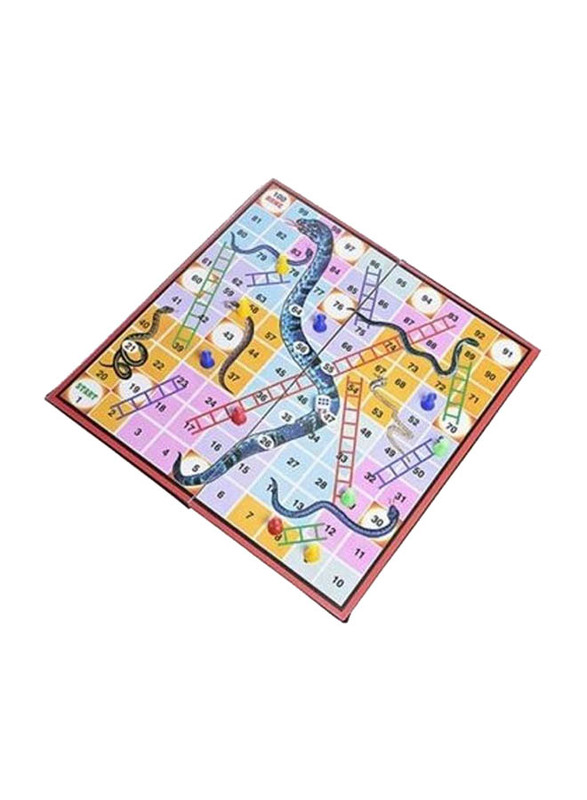 BJM 2-in-1 Snakes And Ladders Board Game Set, Ages 6+