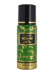 Gatsby Karate Deodorant Perfume Spray, 3 x 150ml