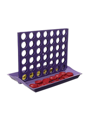 Connect 4 Brain Teaser Toy Puzzle, Blue