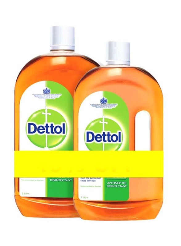 

Dettol Anti Bacterial Antiseptic Disinfectant Liquid, 2 + 1 Liters