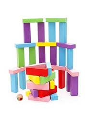 Lewo Wooden Stacking Blocks, 48 Pieces, Ages 3+