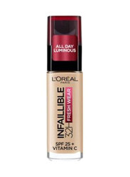 L'Oreal Paris Infallible 32Hr Fresh Wear Foundation, 130 Beige Peau, Beige