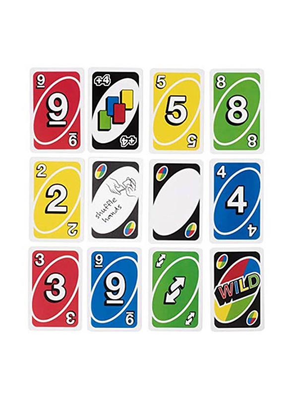 Uno Card Game, Ages 7+, 42003, Multicolour