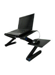 Foldable Laptop Table, Black