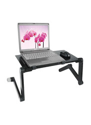 Laptop Stand with USB Cooling Fan, Black