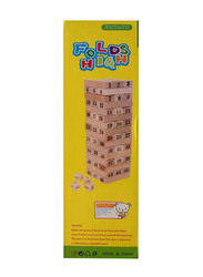 Wooden Blocks Build A Tower for Children, Ages 3+