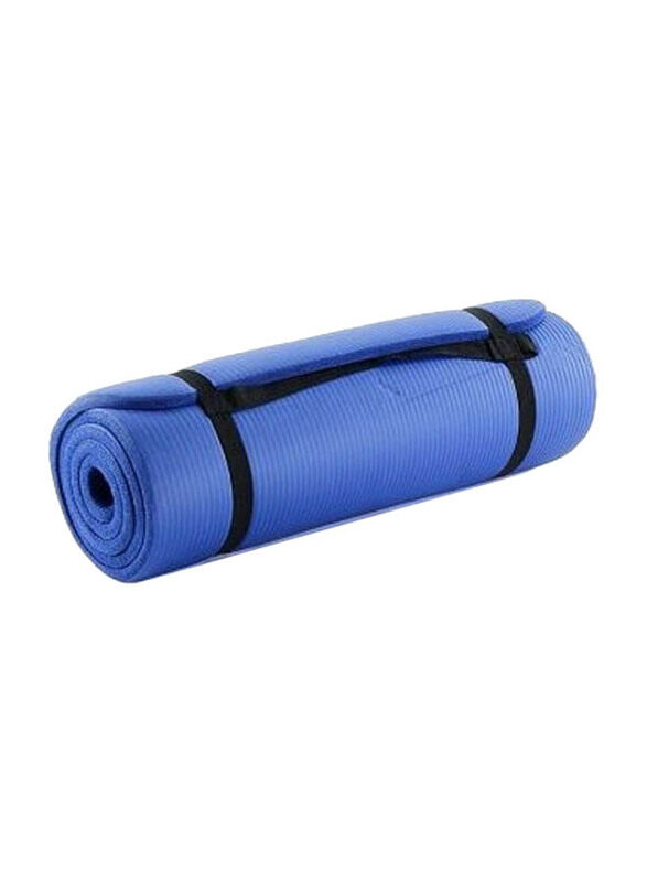 

Generic Yoga Mat With Strap, Blue