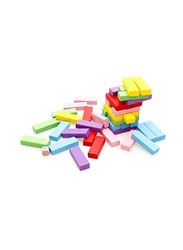 Toyshine Wooden Stacking Block Set, 51 Pieces, Ages 3+