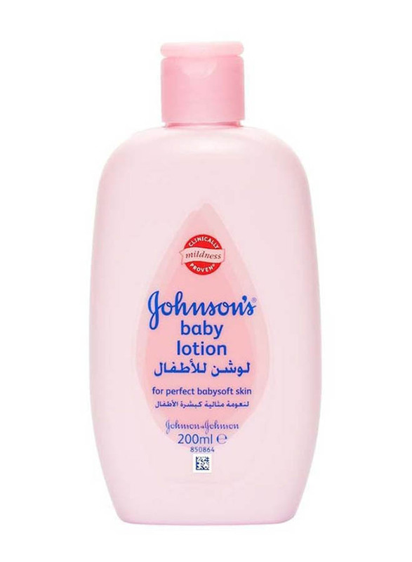 Johnson's 200ml Moisturizing Baby Lotion, Beige