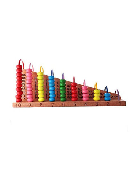 Wooden Abacus Game for Learn Math, Ages 3+, B07MXK7SBQ