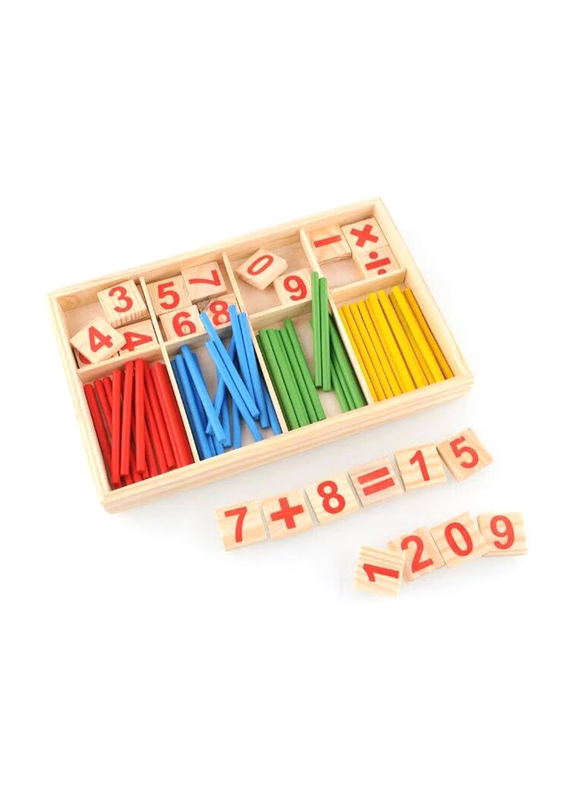 Wooden Number Stick Kit, Multicolour, Ages 3+